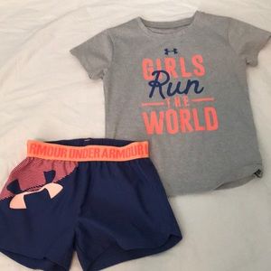 Under Armour girls outfit